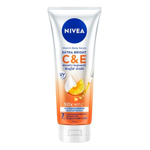Nivea Vitamin Body Serum Extra Bright C & E with Gluta Niacinamide 170ml