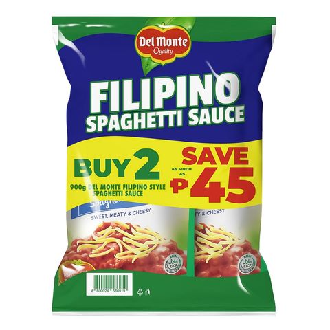 Del Monte Filipino Spaghetti Sauce (Buy 2 Save P45) 2 x 900g