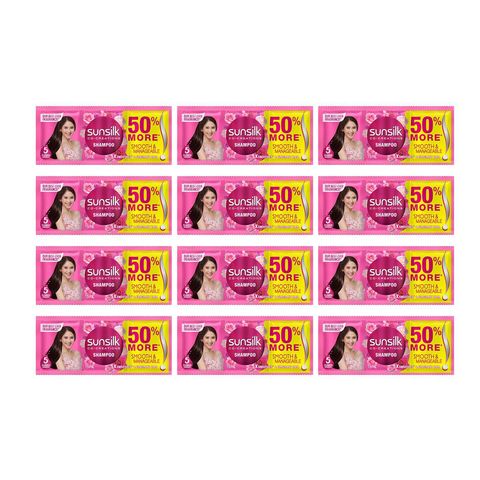 Sunsilk Smooth & Manageable Shampoo 15MLx12'S