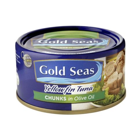 Gold Seas Yellowfin Tuna Chunks in Olive Oil 90g