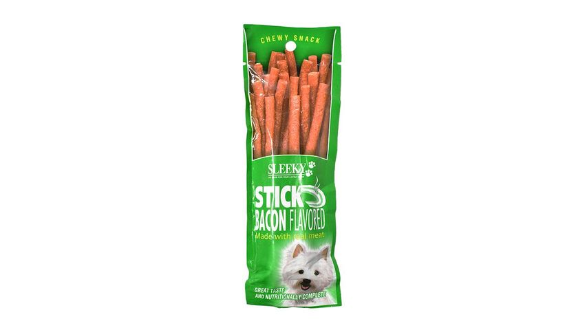 Sleeky Chewy Snack Stick Bacon 50g