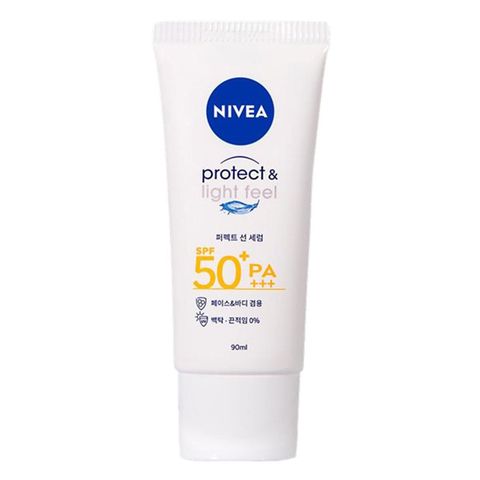 Nivea Protect & Light Feel Sun Serum for Sensitive Skin with SPF50+ (PA+++) 90ml