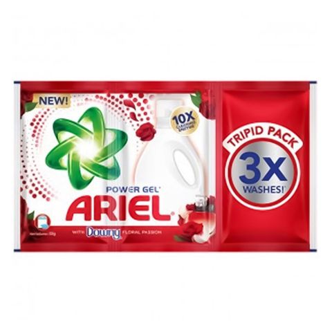 Ariel Liquid Detergent with Downy Floral Passion Tripid Pack 6 x 85g
