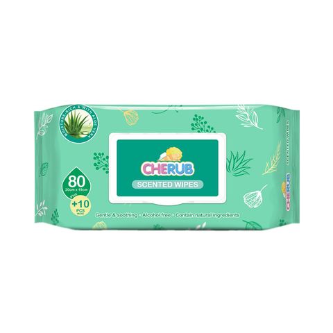 Cherub Baby Wipes Scented 12 x 80 Pieces
