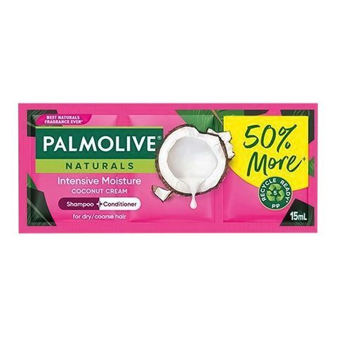 Palmolive Naturals Intensive Moisture Triple Sachet Shampoo 6 x 15ml