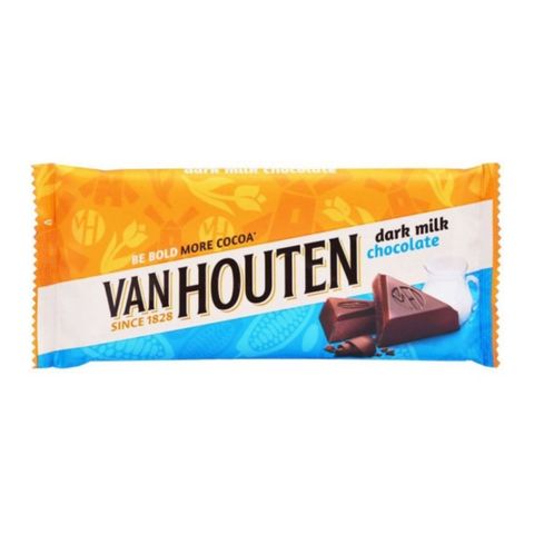 Van Houten Dark Milk Chocolate 140g