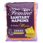 Femme Sanitary Napkins Maxi 8 Pieces
