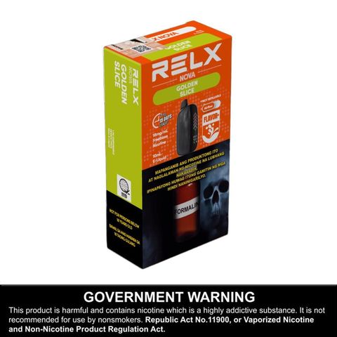 RELX Nova Device Golden Slice (18mg) 1 Piece