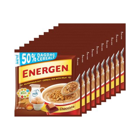Energen Chocolate Hanger More Cereal 10 x 40g
