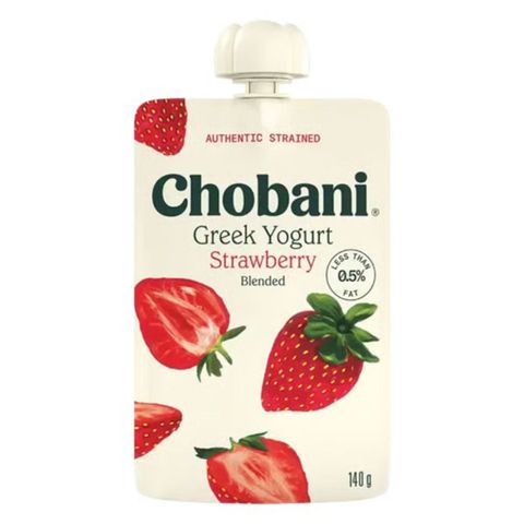 Chobani Greek Yogurt Strawberry Pouch 140g