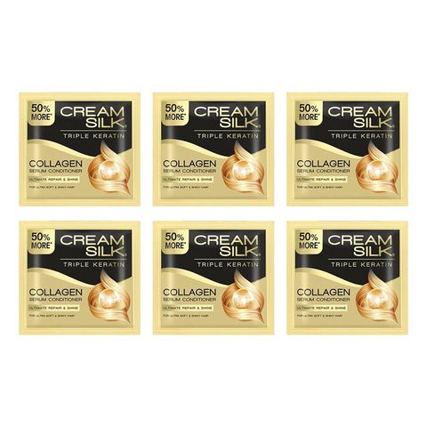 Cream Silk Triple Keratin Rescue Ultimate Repair & Shine 15MLx6'S