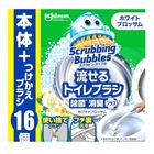 Scrubbing Bubbles Flushable Toilet Brush Disinfecting White Blossom Disposable 1 Set