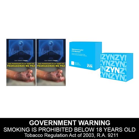 Marlboro Ice Blast 2 x 20 Pieces + Zyn Sampling Kit