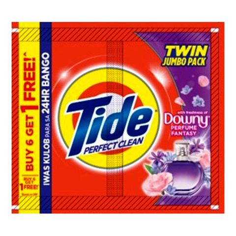 Tide Powder Perfect Clean Perfume Fantasy Jumbo (Buy 6 Get 1 Free) 7 x 67g