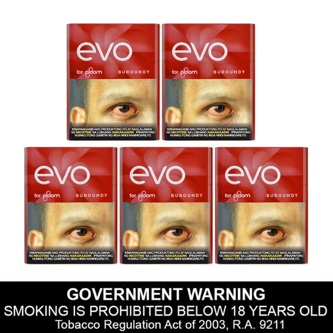 Evo for Ploom Burgundy 20 x 5 Pieces