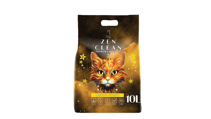 Zen Clean Cat Litter Lemon Scent 10L