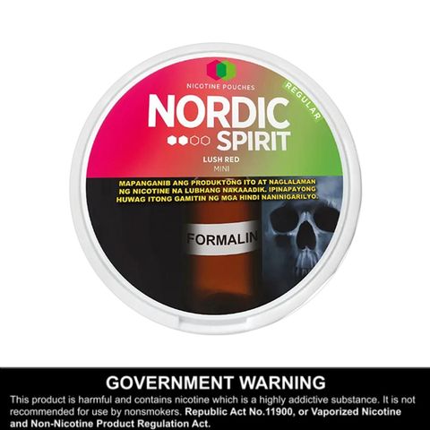 Nordic Spirit Dry Lush Red Regular 20 Pouches