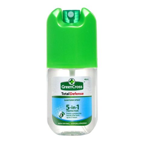 Green Cross Total Defense Antibacterial Ethyl 65% Hand Spray 40ml