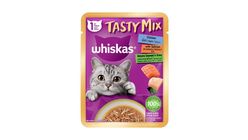 Whiskas Tasty Mix Chicken with Salmon Wakame Seaweed in Gravy 70g