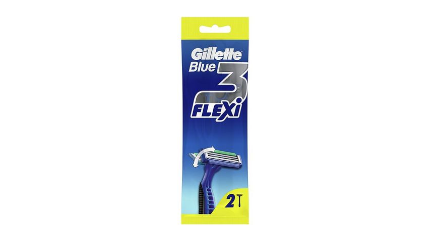 Gillette Razor Blue 3 Flexi 2s