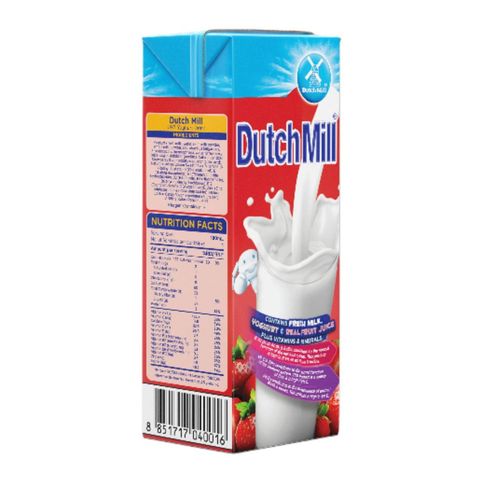 Dutch Mill Yogurt Drink with Strawberry Juice 180ml