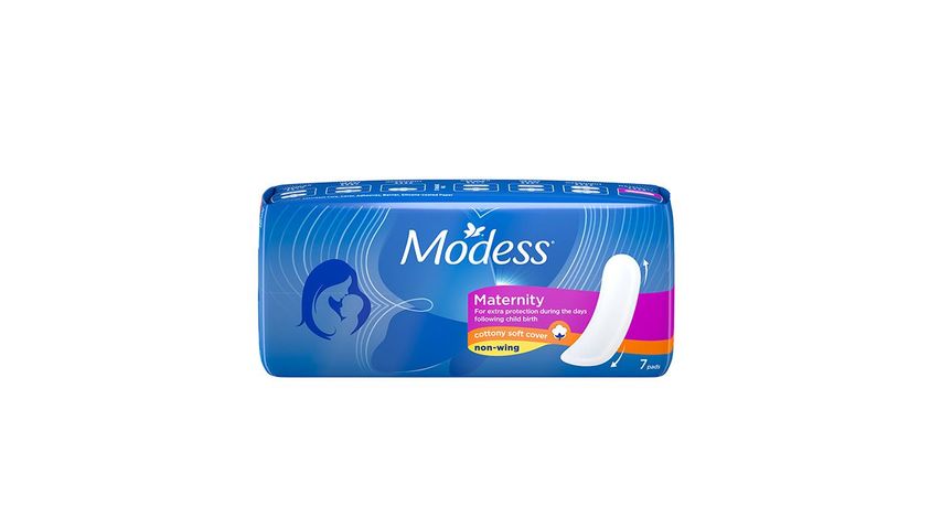 Modess Maternity Cottony Soft Non-wing Sanitary Napkin 7 Pieces