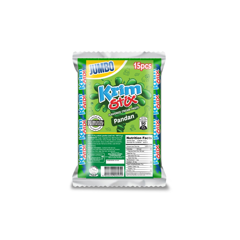 Krim Stix Pandan Flavored Stick 15 Pieces