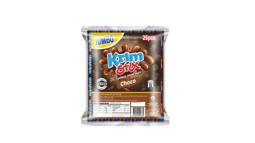 Krim Stix Jumbo Choco 25 x 7.5g