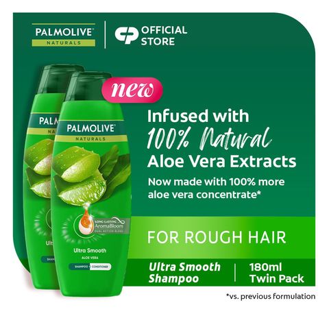 Palmolive Naturals Ultra Smooth Shampoo & Conditioner (Buy 1, Get 2nd at 50% Off) 2 x 180ml