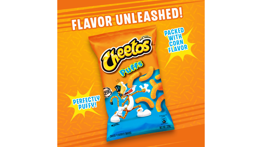Cheetos Puffs Cheese Flavored Corn Snacks 220g