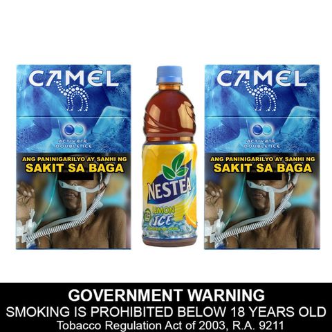 Camel Double Ice 2 x 20 Pieces + Nestea Lemon Ice 500ml