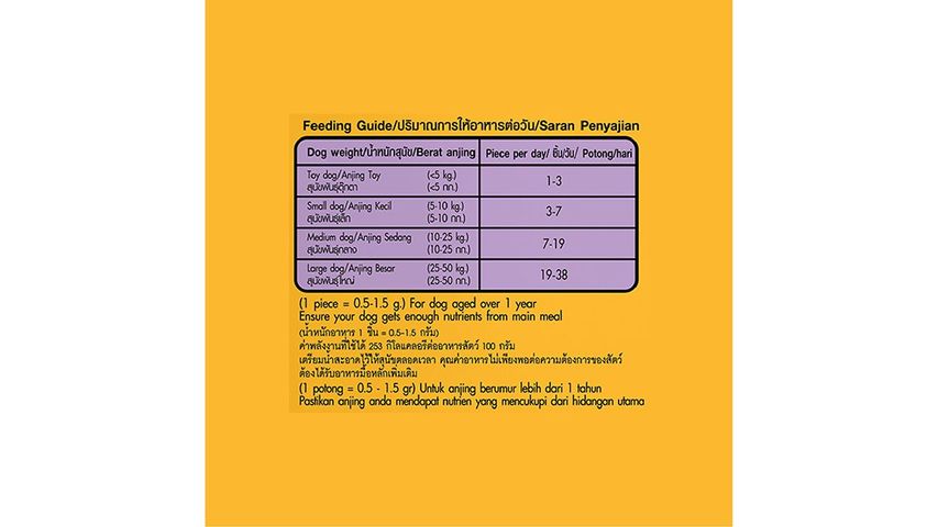 Pedigree Tasty Bites Chewy Cubes Lamb 50g