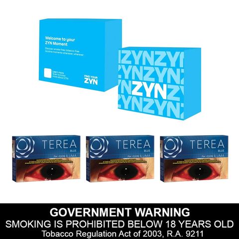 Terea Blue for IQOS Iluma 3 Packets + Zyn Sampling Kit