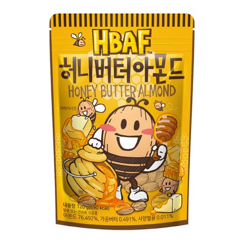 Hbaf Honey Butter Almond 120g