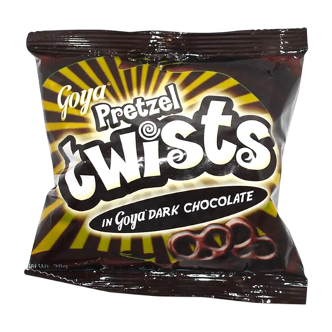 Goya Pretzel Twists Dark Chocolate (21g)