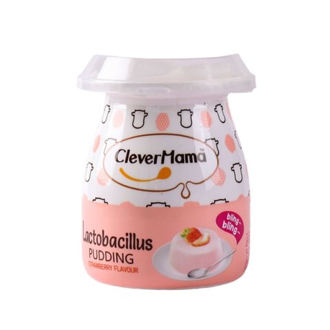 Clever Mama Lactobacillus Pudding Strawberry Flavour 118g
