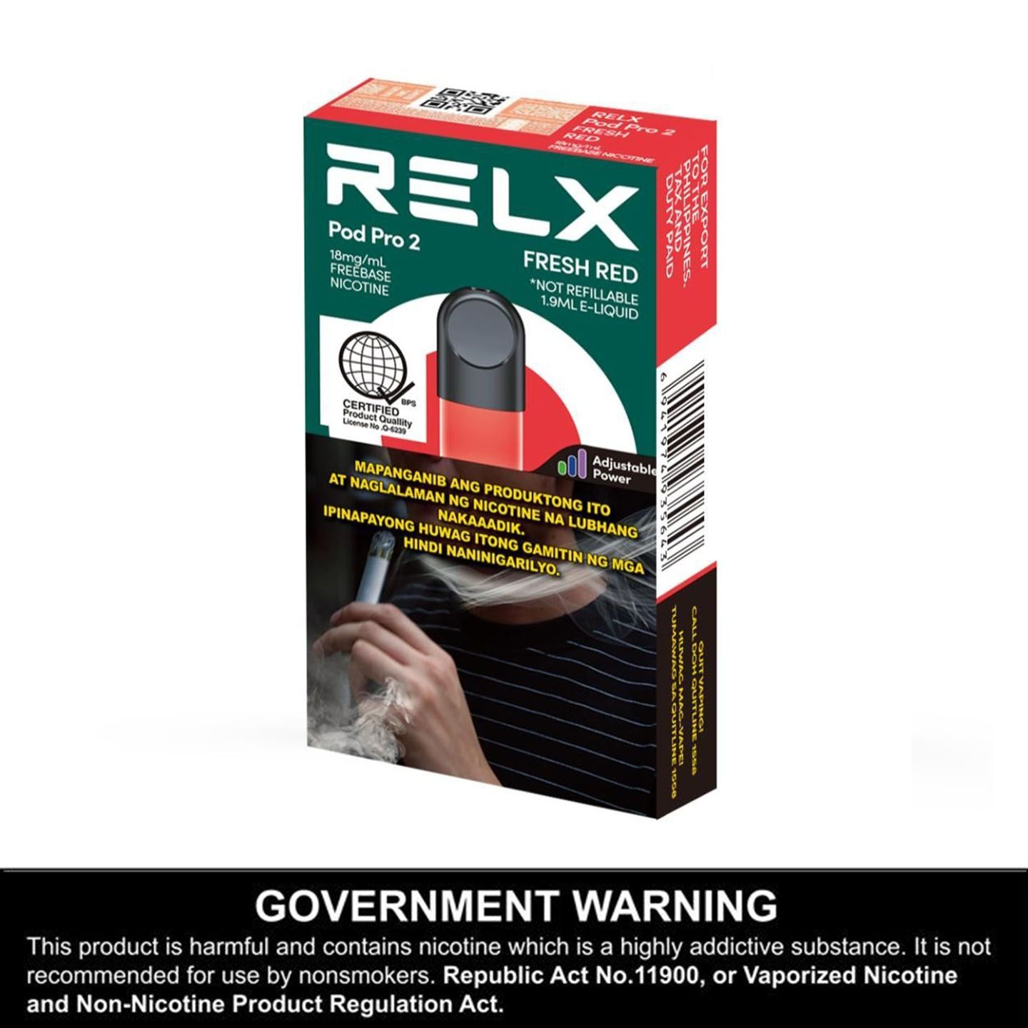 fresh red relx pod Buy Pro 2 1 Piece from Pandamart: Open 24/7 (Cebu Mandaue) online on foodpanda Flavor:Cool Mint Pod FOGER SWITCH PRO 5% Best vape kit disposable