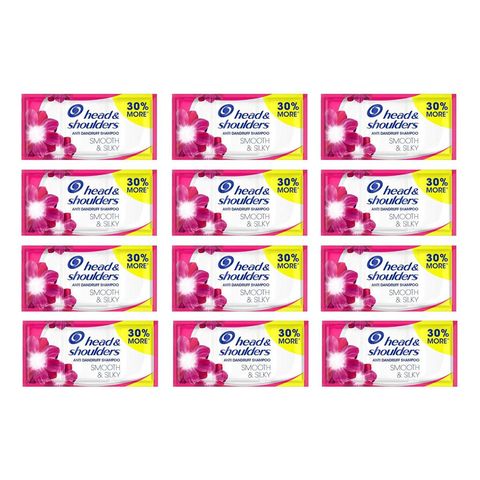 Head & Shoulders Shampoo Smooth & Silky 12 x 12ml