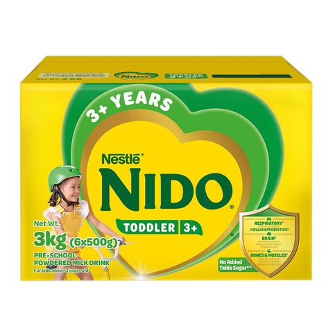 Nido 3+ Powdered Milk Drink for Preschoolers above 3 Years Old 3kg