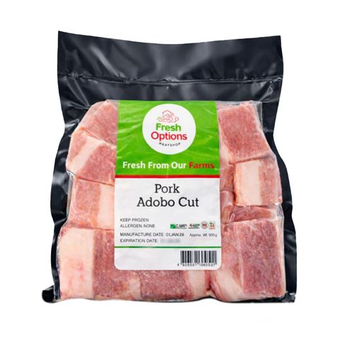 Fresh Options Pork Adobo Cut 500-600 grams