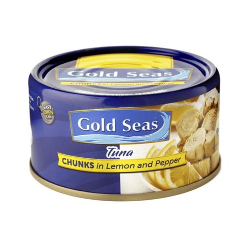 Gold Seas Tuna Chunks in Lemon and Pepper 90g