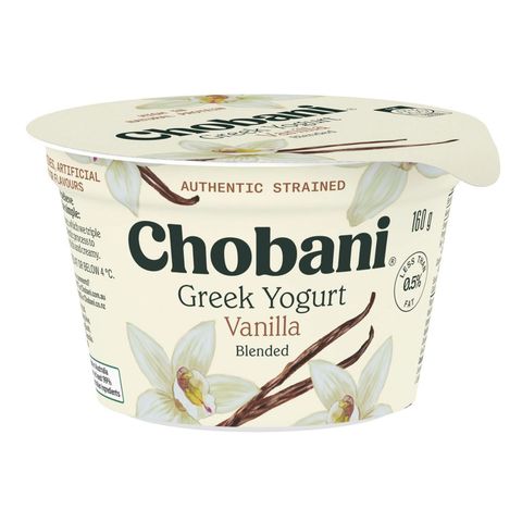 Chobani Greek Yogurt Vanilla 160g