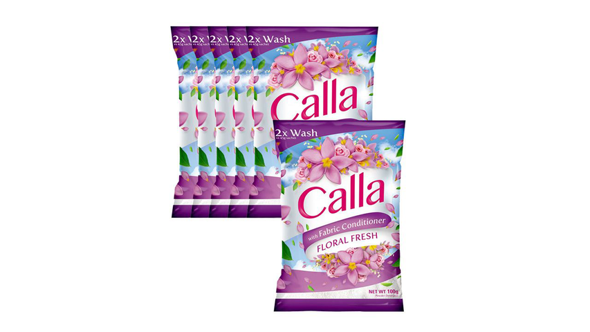 Calla Laundry Detergent Powder Floral Fresh 100g 6s