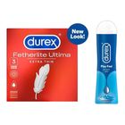 Durex Fetherlite Ultima and Play Lube 50ml