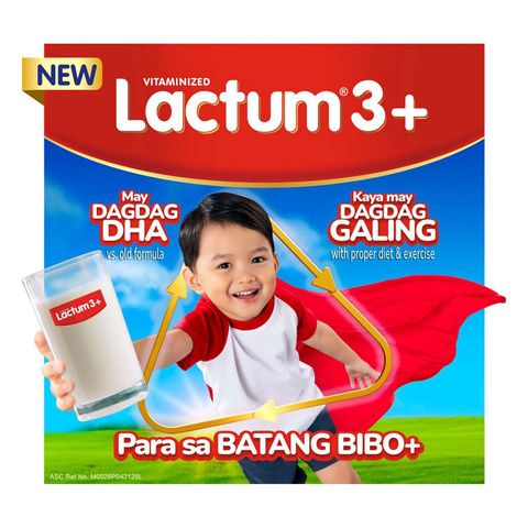 Lactum 3+ Plain 1500G Powdered Milk Drink for Kids Over 3 up to 5 Years Old