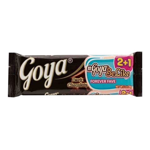 Goya Bar Dark Chocolate (Buy 2 Get 1 Free)  3 x 30g