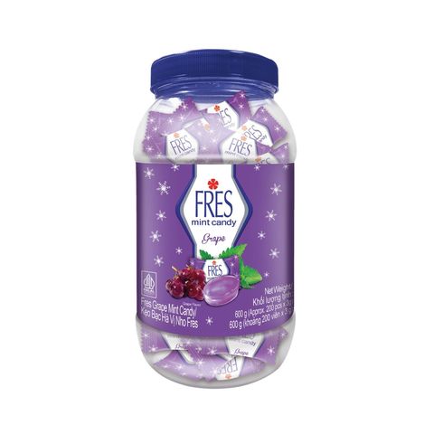 Fres Grape Candy Jar 200 x 3g