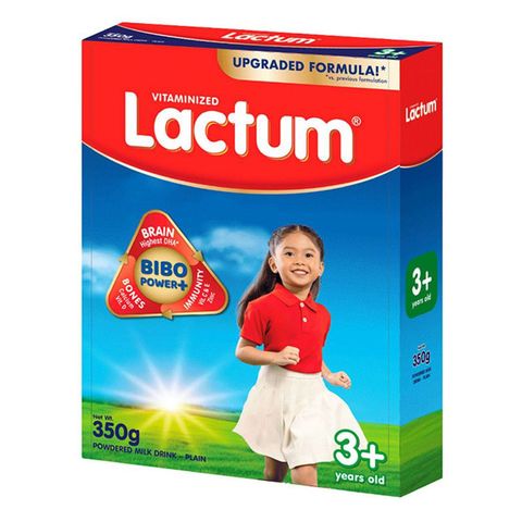 Lactum Powdered Milk Drink Plain for (3+ Years Old) 350g