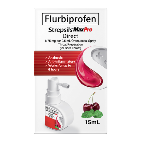 Strepsils Max Pro Direct Spray Sore Throat Solution 15ml