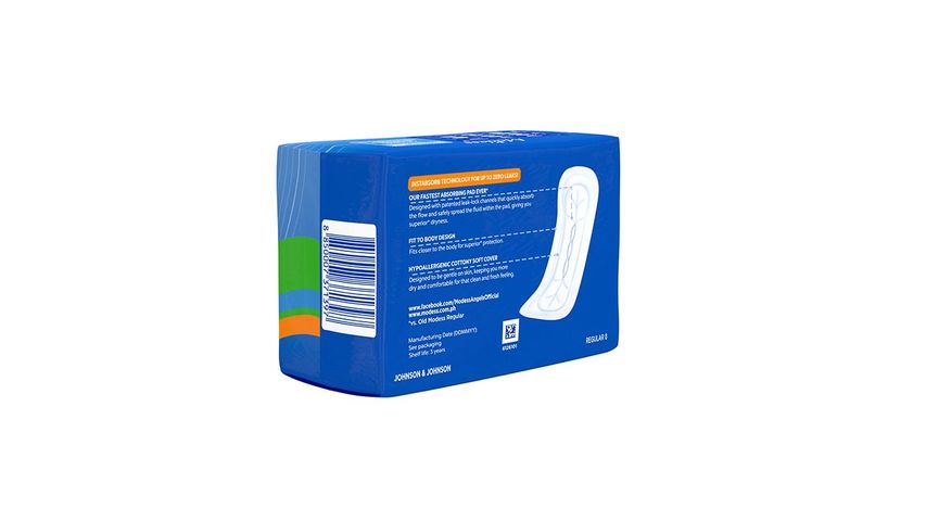 Modess Cottony Soft Maxi Non Wing Pads 8 Pieces